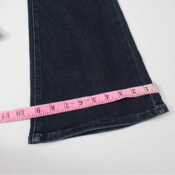 NYDJ High Rise Ava Daring Flare Denim Jeans Size 4 Paneled Waistband - Picture 15 of 17